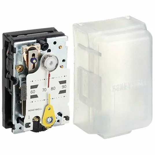 Honeywell TP970A2004 Pneumatic Thermostat, Single Temperature, Heating, 2 Pipe, Vertical