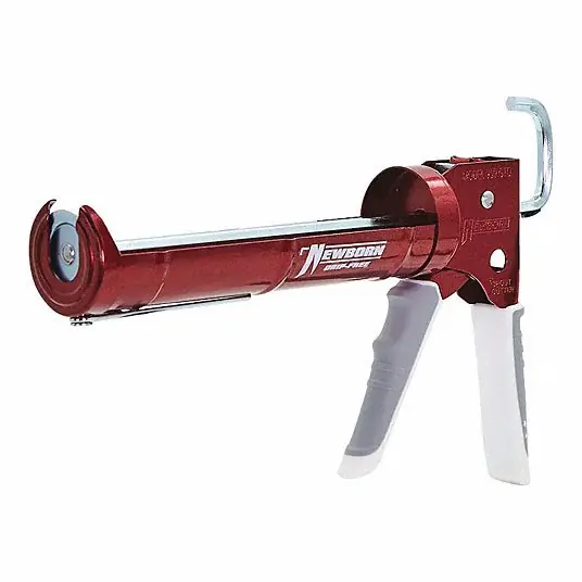 Newborn 930-GTD Dripless Manual Caulk Gun, For 10 oz Container Size, 10 1, Half Barrel Frame