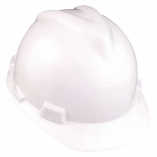 MSA 10150199 Front Brim Hard Hat, White