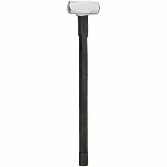 KVM Tools KV22XP78 Sledge Hammer, 12 lb., 30 In, Rubber/Steel