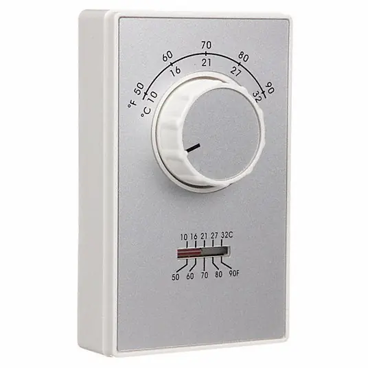 Columbus ETD9STGS Line Volt Mechanical Tstat, Open/Close on Rise, wall, SPDT