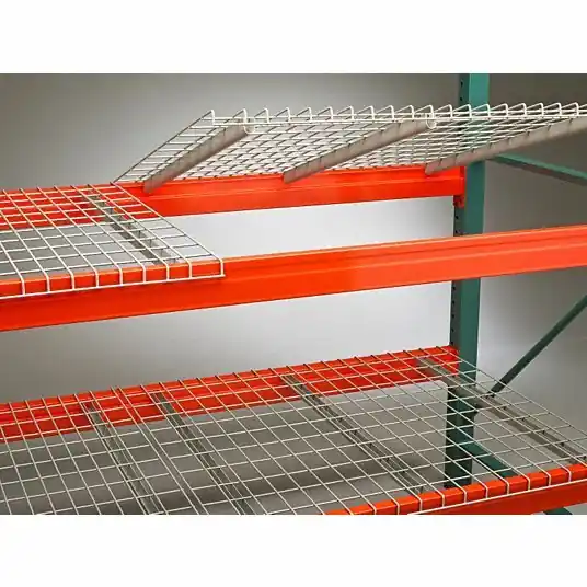 Nashville Wire D4252AA3A1 Pallet Rack Decking, Steel Wire, 52 in W, 42 in D, Gray, Powder Coated Finish, Gauge 6