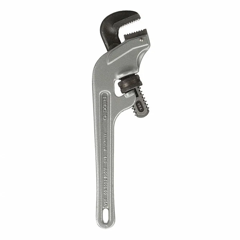 Ridgid E-910 10 in L 1 1/2 in Cap. Aluminum End Pipe Wrench