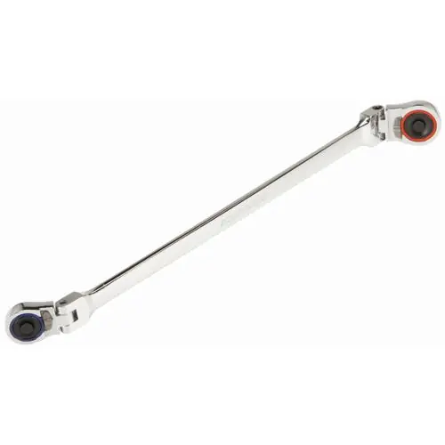 Pittsburgh Pro 67994 1/4 in, 3/8 in. Drive Long-Reach Dual Flex Head Ratchet