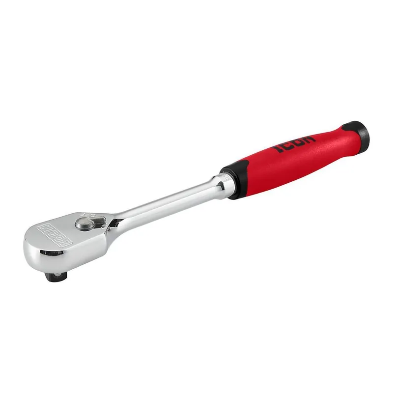 Icon 56341 1/2 in. Drive Professional Low-Profile Ratchet with Comfort Grip