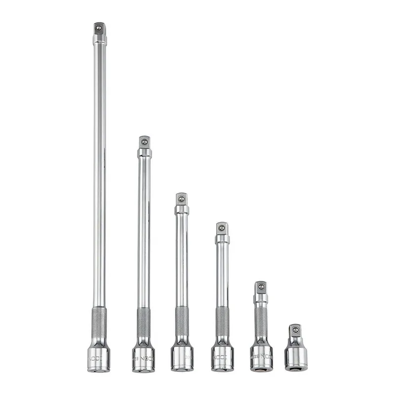 Icon 58274/E2T-6 3/8 in. Drive Professional Socket Extension Set, 6 Piece