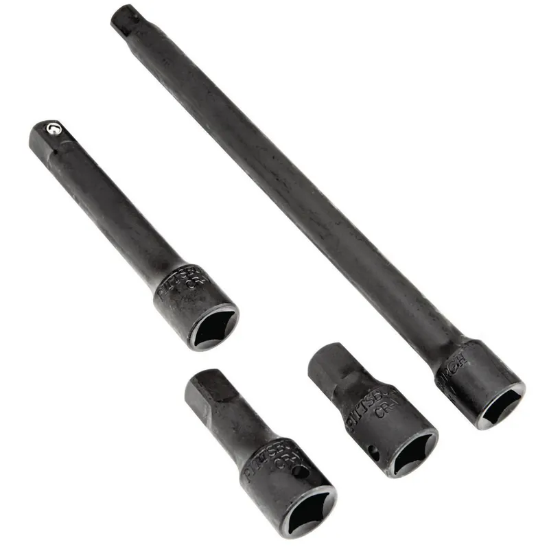 Pittsburgh 67972 1/2 in. Drive Impact Socket Extension Set, 4 Piece
