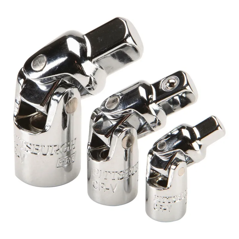 Pittsburgh 63141 Universal Joint Socket Adapter Set, 3-Piece