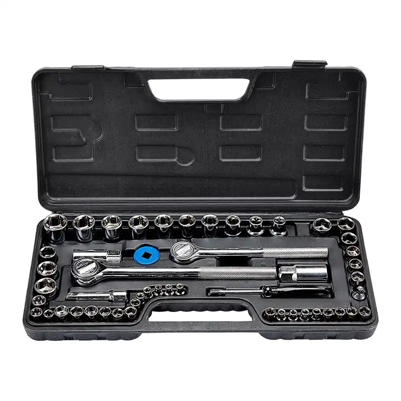Pittsburgh 63013 SAE and Metric Socket Set, 51-Piece