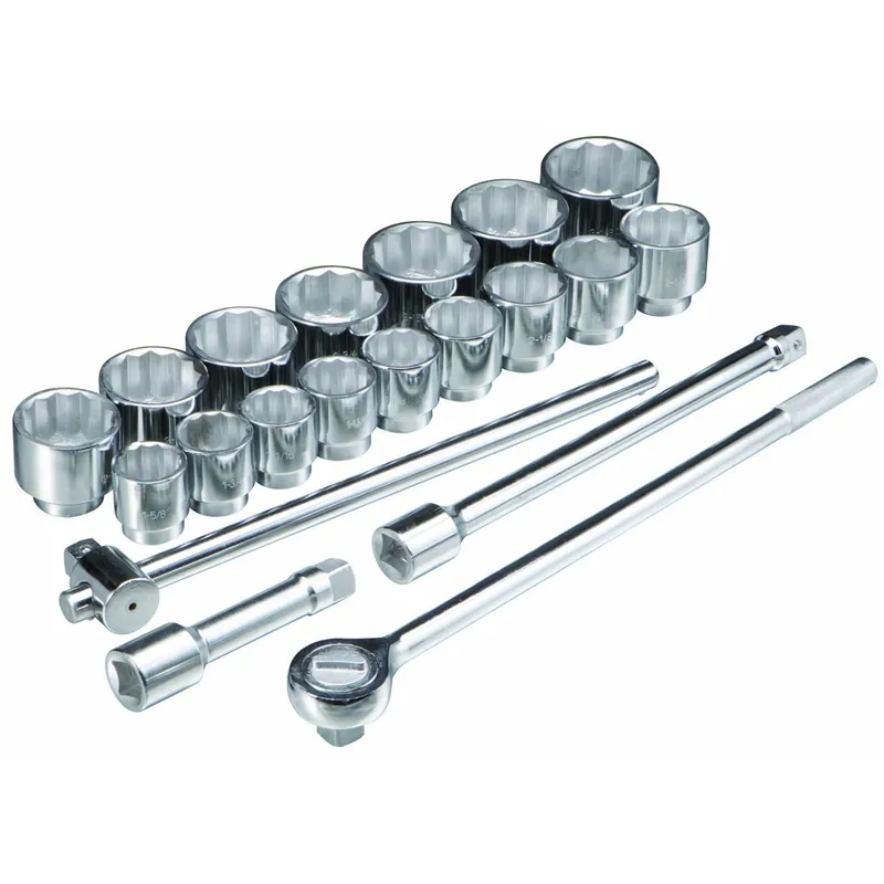 Pittsburgh 95377 1 in. Drive SAE Jumbo Socket Set, 21-Piece