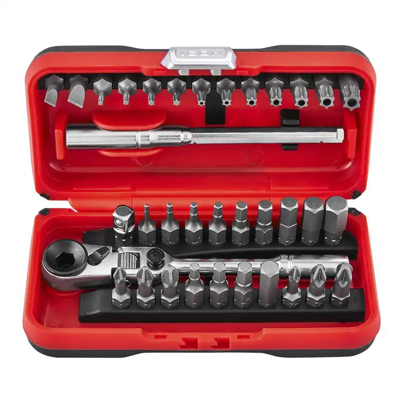 Icon 58074/RXFT-35 Locking Flex Head Ratchet and Bit Set, 35-Piece