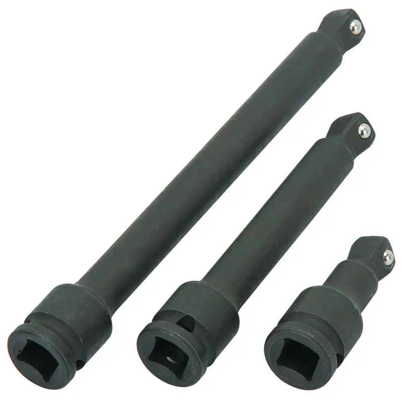 Pittsburgh Pro 67065 3/8 in. Drive Impact Wobble Socket Extension Set, 3 Piece