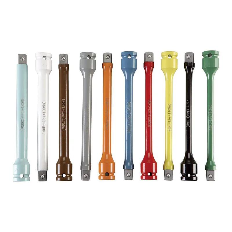 Pittsburgh Automotive 69870 1/2 In. Torque Limiting Extension Bar Set, 10 Piece