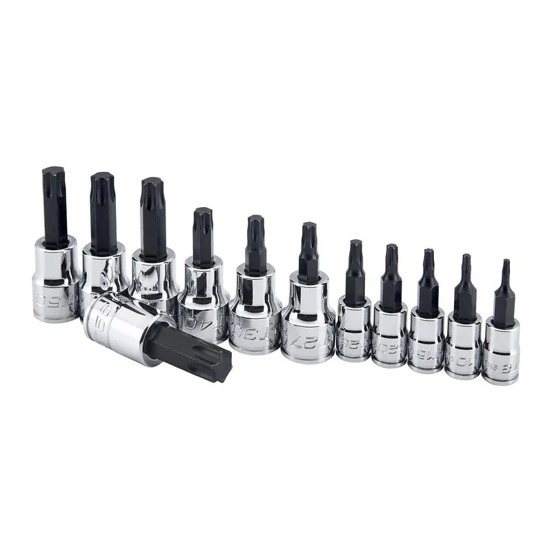 Icon 56366 1/4 in., 3/8 in. Drive Professional TORX Bit Socket Set, 12-Piece