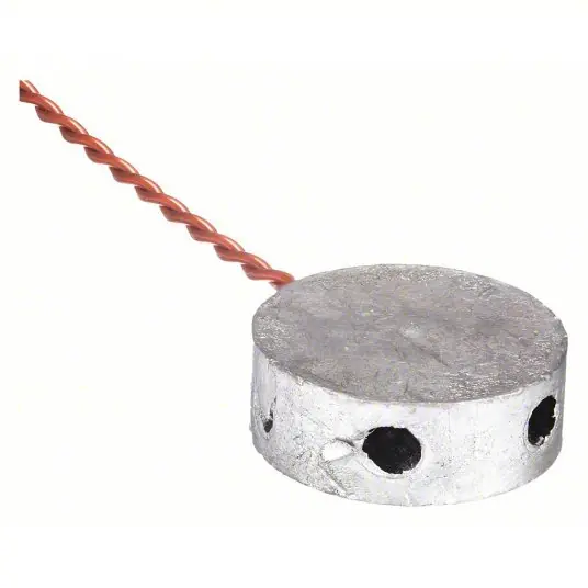 1F246 Lead Seal, Brass, Silver, PK100