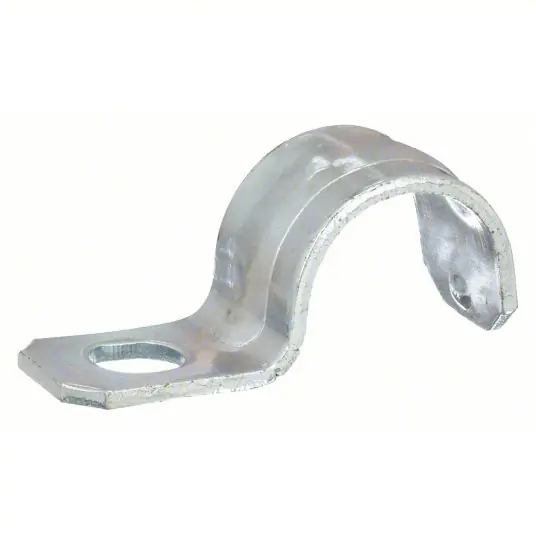 6XC41 One Hole Conduit Strap, Steel, PK100