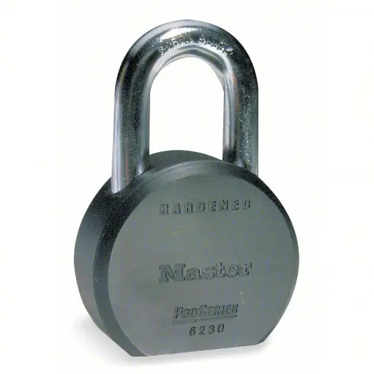 Master Lock 6230D Padlock 1 1/8 in Vertical Shackle Clearance, 7/8 in Horizontal Shackle Clearance, 5 Pin Pins, Steel