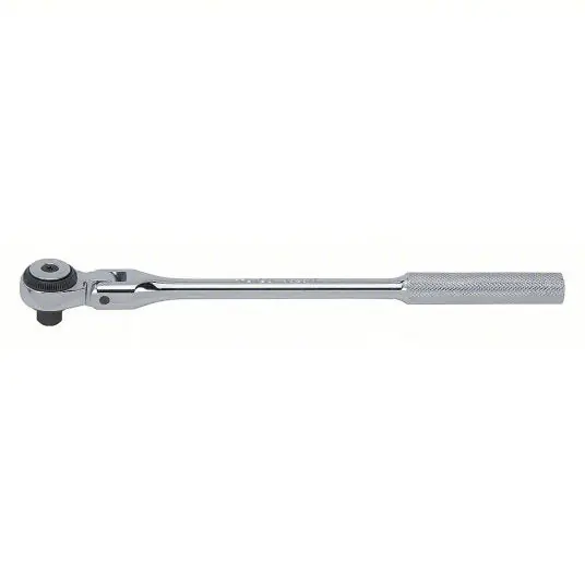 Proto J5257F 3/8" Drive, 8-1/2" Round, Hand Ratchet, Full Polish