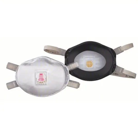 3M 8293 P100 Disposable White Particulate Respirator w/ Valve