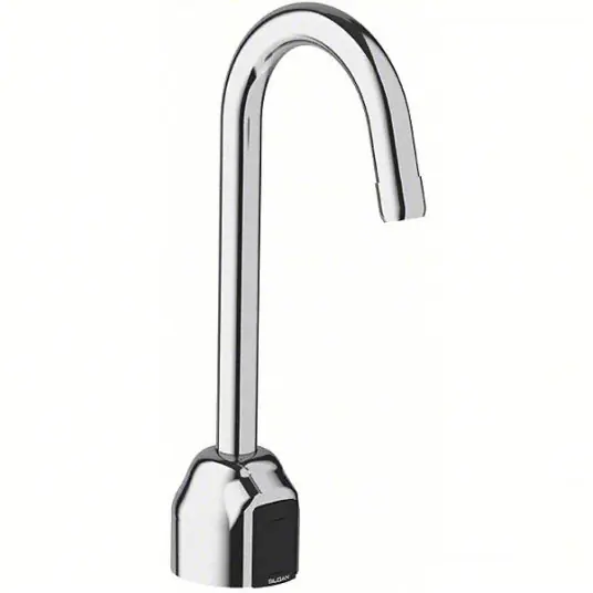Sloan EBF750-4 Gooseneck, Chrome, Sloan, Brass, 2.20 gpm