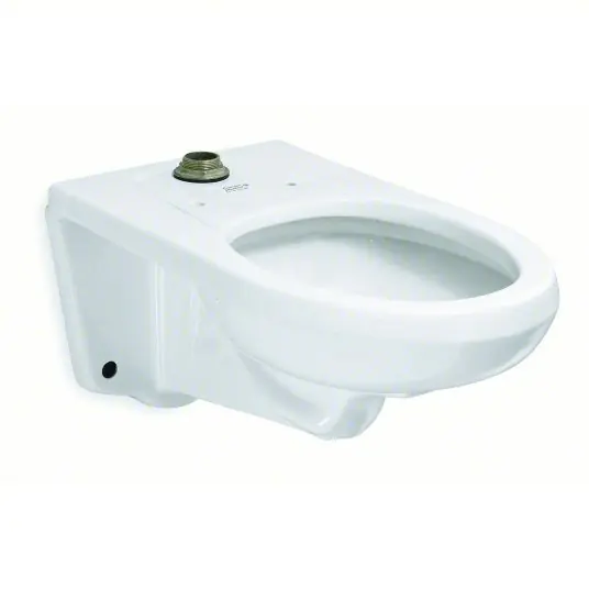 American Standard 2294011EC.020 Toilet Bowl, 1.28 to 1.6 gpf, Flushometer, Wall Mount, Elongated, White