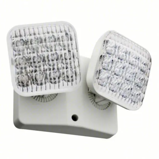 Lithonia ERE W T SQ M12 Remote Head LED, Plastic, Ceiling/Wall, 2 Watt, 2 Lamps