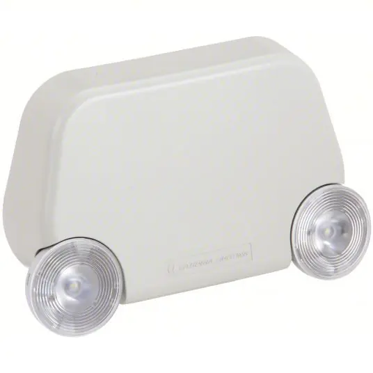 Lithonia EU2L M12 LED, Damp Location Rated, 0.75 W Lamp Watt, 120/277V AC, 2 W Emergency Watt, White