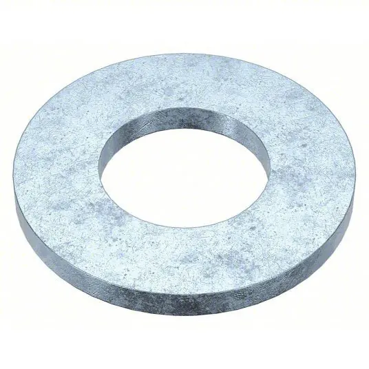 U38205.050.0001 Flat Washer, Fits Bolt Size 1/2 in , Steel Zinc Plated Finish, 50 PK