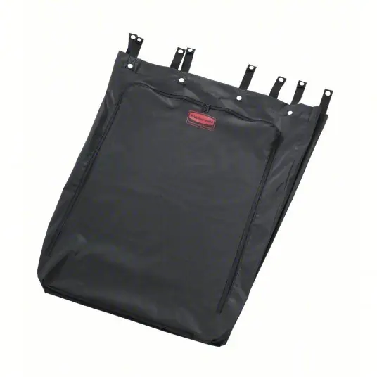 Rubbermaid FG635000BLA Linen Hamper Bag, Black, Vinyl