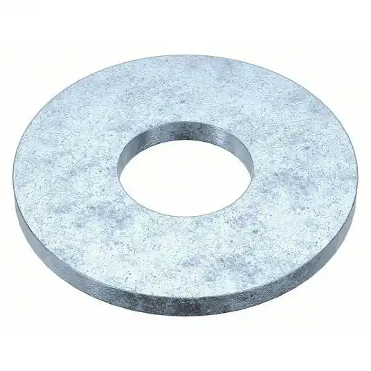 Fabory U38130.062.0001 Flat Washer, Fits Bolt Size 5/8 in , Steel Zinc Plated Finish, 25 PK