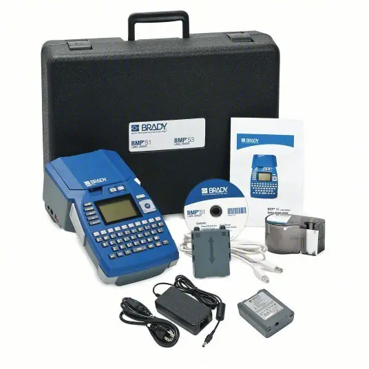 Brady BMP51 Handheld Label Printer Wi-Fi Connected, 1-1/2", 300 dpi Printhead Resolution, 3 5/8 in Overall Lg
