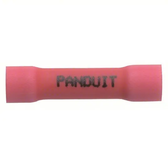 Panduit BSV18X-LY Splice Connector, Red, 1.030 in, PK50
