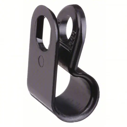 Dolphin DC-3/8NB Cable Clamp, 3/8 In, Black, PK100