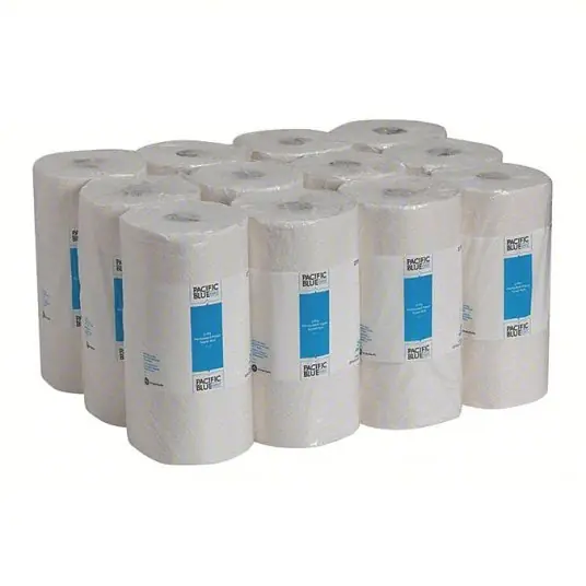 Georgia-Pacific 27700 Blue Select Perforated Roll Paper Towels 230 ft, White, 12 PK