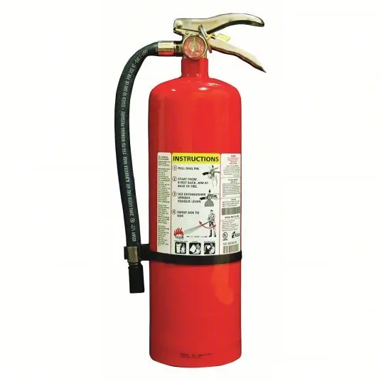 Kidde PROPLUS10 Fire Extinguisher, Class ABC, UL Rating 4A 80B C, Rechargeable, 10 lb capacity, 20 ft Range