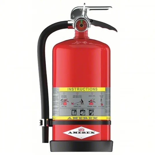Amerex 713 Fire Extinguisher, 4A 80B C, Dry Chemical, 13.2031 lb
