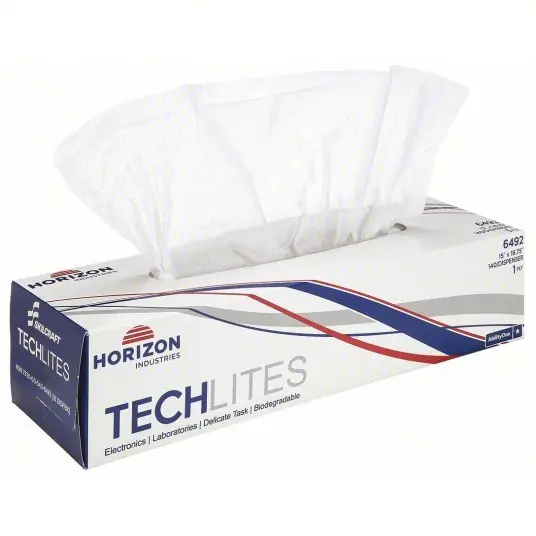 Ability One 7920-00-543-6492 Dry Wipe Dispenser Box, White PK18