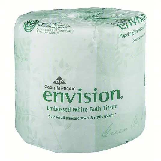 Georgia-Pacific 19881/01 1 Ply, 550 Sheets, 183 ft Roll Lg, 4 3/4 in Roll Dia., 80 PK