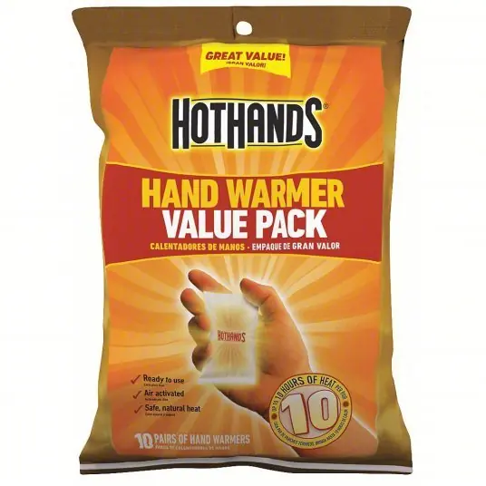 Hothands HH210PK48 Hand Warmers, Disposable, Air Activated, Up to 10 Hrs, 10PK