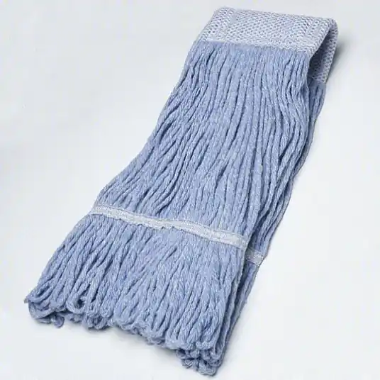 Ability One 7920-01-511-2918 Wet Mop String Mop, Clamp-On/Slide-On, Launderable, Blue