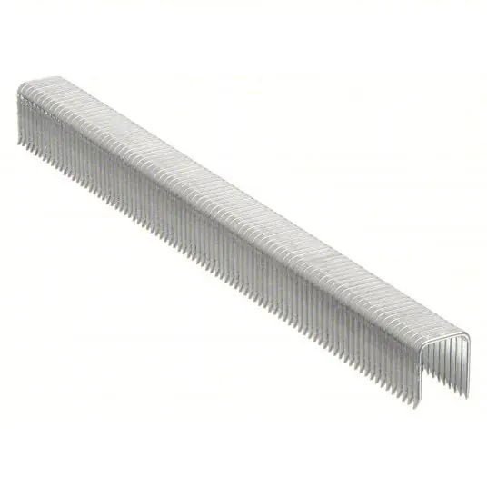 Stanley CT306T Heavy Duty Staples, 23 ga, Narrow Crown, 3/8 in Leg L, Steel, 1000 PK