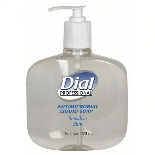 Dial 80784 16 oz. Liquid Hand Soap Pump Bottle, PK 12
