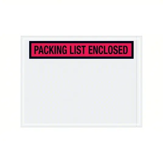 KVM Tools PL451 Packing List Envelope, Red, PK1000