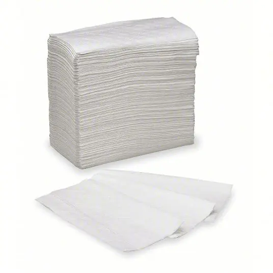Ability One 8540-00-965-4691 Disposable Dispenser Napkin 1 Ply, 7 in x 3 1/2 in, White, Plain, Tall-Fold, 10,000 PK