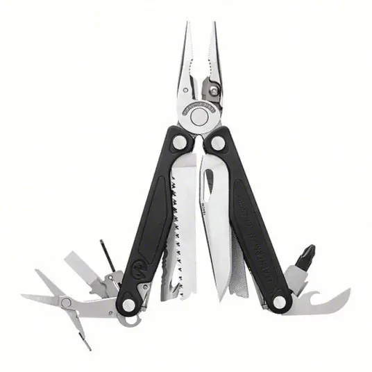 Leatherman CHARGE PLUS Multi-Tool, Black Handle, 18 Tools