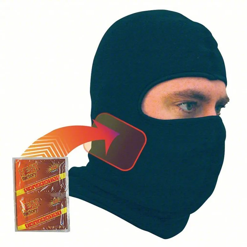 Heat Factory 1786 Heated Balaclava, Black, Universal