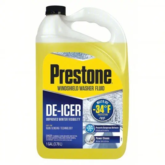 Prestone AS253 Windshield Washer/De-Icer, Bottle, 1 gal, Premixed Fluid PK6