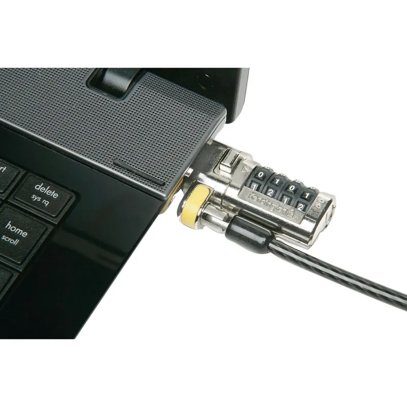 Ability One 5340-01-598-7496 Cable Lock Keyed Different, 6 ft Cable Lg, 9/64 in Cable Dia, Steel