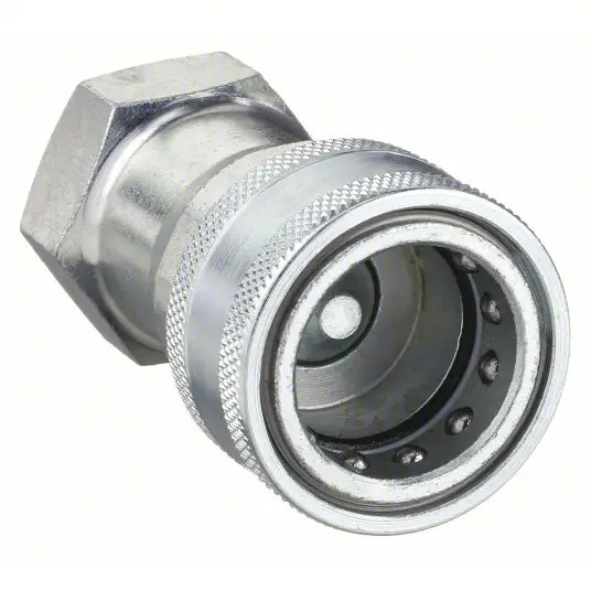Eaton 5601-4-4S Hydraulic Quick Connect Hose Coupling 1/4 in Coupling Size, Steel, Sleeve, Female