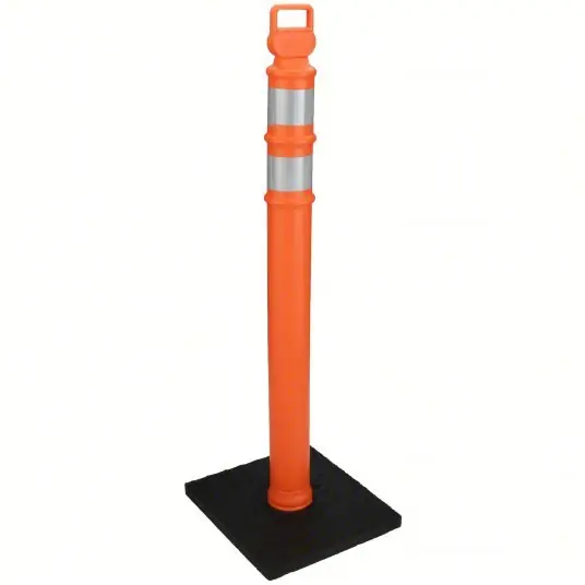 Cortina KVM Tools 03-747RBCG Delineator Post Portable, Orange, 45 in Overall Ht